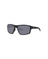 Nike Men's Brazen Fury Rectangle Sunglasses, Fj2259 Nk000719 In Black