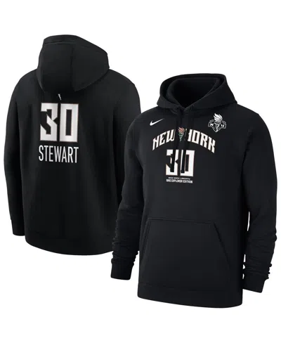 Nike Men's Breanna Stewart Black New York Liberty Explorer Edition Name Number Pullover Hoodie