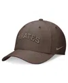 Nike Men's Brown Pittsburgh Pirates Statement Ironstone Performance Swooshflex Hat In Brown