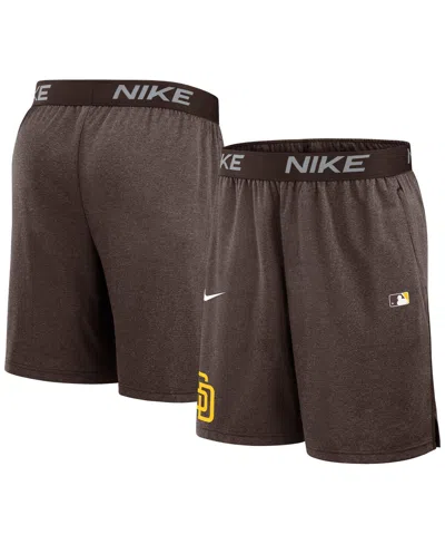 Nike Men's Brown San Diego Padres Authentic Collection Performance Knit Shorts