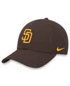 Nike Brown San Diego Padres Evergreen Club Adjustable Hat In Brown