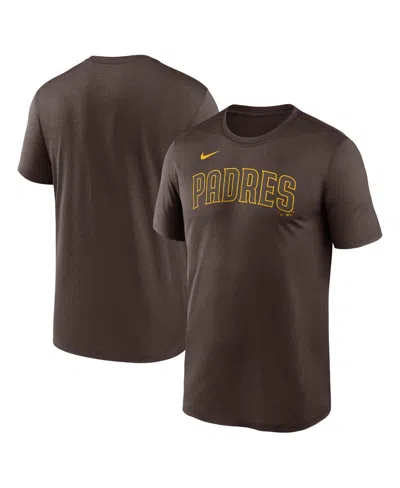 NIKE MEN'S BROWN SAN DIEGO PADRES FUSE LEGEND T-SHIRT