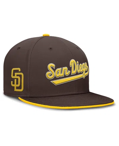 Nike Men's Brown San Diego Padres True Performance Fitted Hat