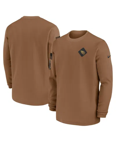Nike Men's Brown Tennessee Titans Salute To Service Pullover Sweatshirt