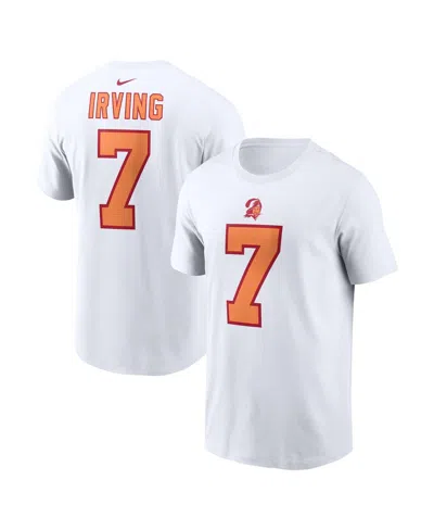 Nike Men's Bucky Irving White '76 Tampa Bay Buccaneers 50th Season Alternate Name Number T-shirt