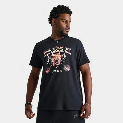 Nike Bulldog Graphic T-shirt In Black