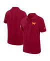 Nike Men's Burgundy Washington Commanders 2024/25 Sideline Performance Polo In Burgundy