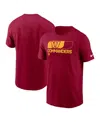 Nike Men's Burgundy Washington Commanders Air Essential T-shirt