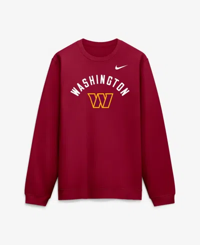 Nike Men's Burgundy Washington Commanders Defensive Leader Club Fleece Sweatshirt