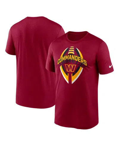 Nike Burgundy Washington Commanders Legend Icon Performance T-shirt