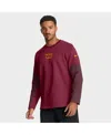 Nike Burgundy Washington Commanders Sideline Scripted To Win Performance Long Sleeve T-shirt In Burgundy