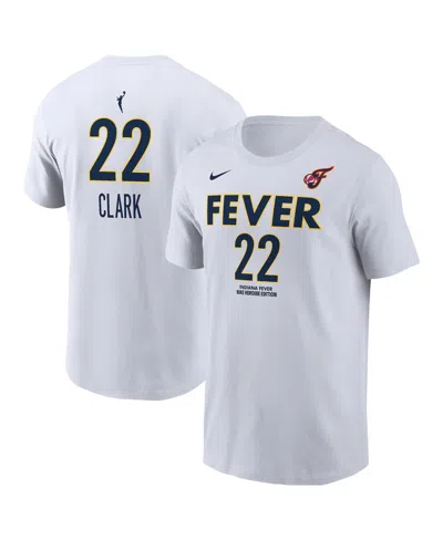 Nike Men's Caitlin Clark White Indiana Fever Heroine Edition Name Number T-shirt