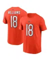 Nike Men's Caleb Williams Orange Chicago Bears 2024 Nfl Draft First Round Pick Name Number T-shirt In Orange