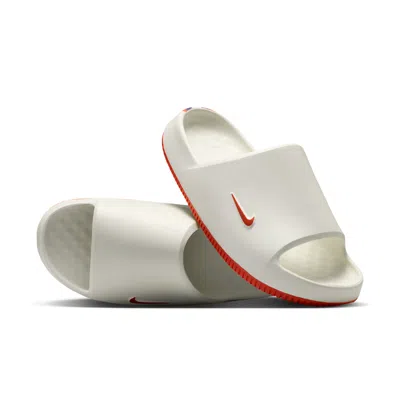 Nike Men's Calm (clemson) College Slides In White