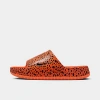 Nike Men's Calm Electric Slides In Total Orange/total Orange/dark Obsidian