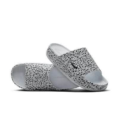 Nike Men's Calm Electric Slides In Grey