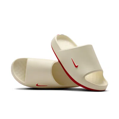 Nike Men's Calm (georgia) College Slides In White