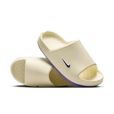Nike Men's Calm (lsu) College Slides In Neutral