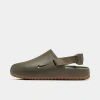 Nike Men's Calm Mule Sandals In Medium Olive/gum Medium Brown/medium Olive