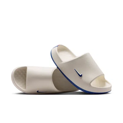 Nike Men's Calm (new York Giants) Nfl Slides In White