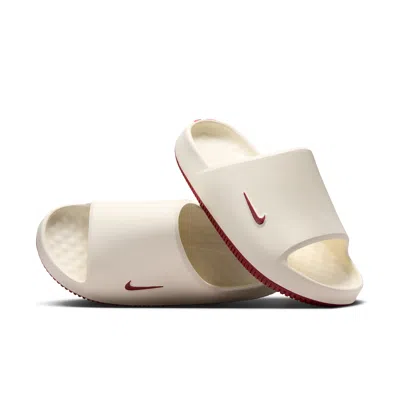 Nike Men's Calm (oklahoma) College Slides In White