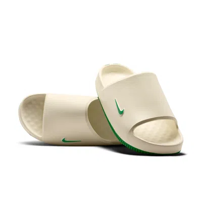 Nike Men's Calm (oregon) College Slides In White