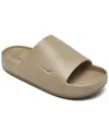 Nike Men's Calm Slide Sandals From Finish Line In Brown