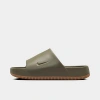 Nike Men's Calm Slide Sandals In Medium Olive/gum Medium Brown/medium Olive