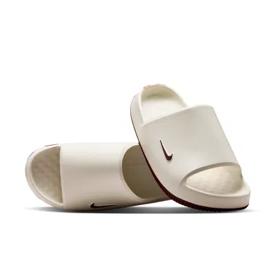 Nike Men's Calm (virginia Tech) College Slides In White