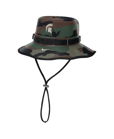 Nike Men's Camo Michigan State Spartans 2024 Military Appreciation Apex Bucket Hat