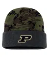 Nike Men's Camo Purdue Boilermakers Military Appreciation Cuffed Knit Hat In Camo