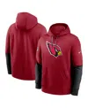 Nike Men's Cardinal Arizona Cardinals 2024 Sideline Club Pullover Hoodie In Red