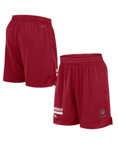 Nike Men's Cardinal Arizona Cardinals 2024 Sideline Performance Mesh Shorts In Red