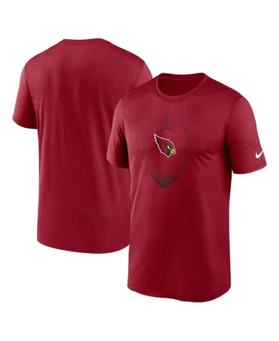 Nike Men's Cardinal Arizona Cardinals Primetime Legend Icon Performance T-shirt