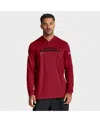 Nike Cardinal Arizona Cardinals Sideline Pure Fury Performance Long Sleeve Hoodie T-shirt In Red