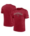 Nike Men's Cardinal Arizona Cardinals Velocity Performance T-shirt In Red