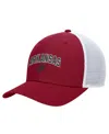 Nike Men's Cardinal Arkansas Razorbacks Arch Rise Performance Trucker Adjustable Hat In Brown