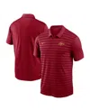 Nike Men's Cardinal Iowa State Cyclones 2024 Sideline Victory Coaches Performance Polo In Cardinal,gold