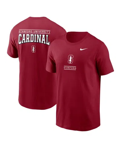 Nike Men's Cardinal Stanford Cardinal 2-hit T-shirt In Burgundy