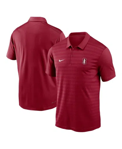 Nike Men's Cardinal Stanford Cardinal 2024 Early Season Coaches Sideline Performance Polo In Crimson