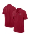 Nike Men's Cardinal Stanford Cardinal 2025 Early Season Coaches Sideline Victory Stripe Performance Polo  In Red