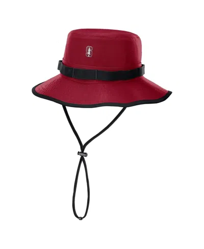 Nike Men's Cardinal Stanford Cardinal 2025 Sideline Apex Boonie Performance Bucket Hat In Red