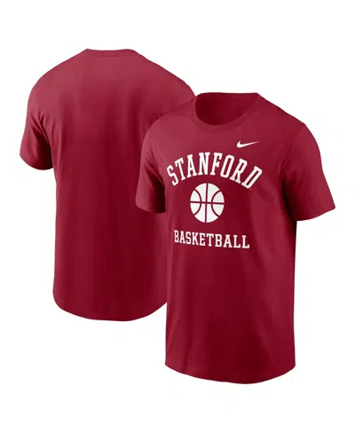Nike Men's Cardinal Stanford Cardinal Basketball Icon T-shirt In Red
