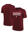 Nike Men's Cardinal Stanford Cardinal Campus Center Stack Velocity Dri-fit T-shirt In Red