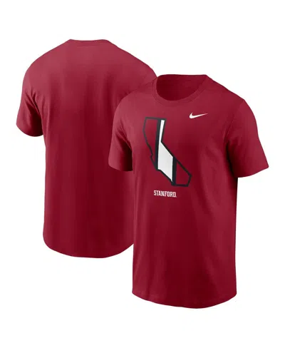 Nike Men's Cardinal Stanford Cardinal Campus State Shape T-shirt