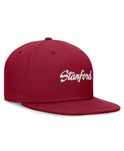 Nike Men's Cardinal Stanford Cardinal Legacy True Fitted Hat In Crimson