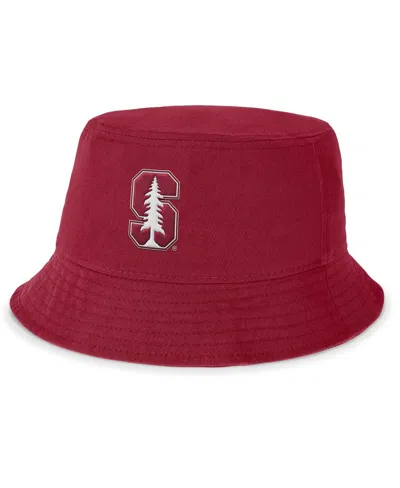 Nike Kids' Men's Cardinal Stanford Cardinal Local Apex Bucket Hat In Pink