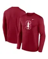 Nike Men's Cardinal Stanford Cardinal Primetime Evergreen Fleece Pullover Sweatshirt In Cardinal