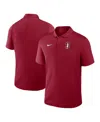 Nike Cardinal Stanford Cardinal 2024 Sideline Woven Performance Polo