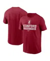 Nike Men's Cardinal Stanford Cardinal Swimming Diving T-shirt In Cardinal